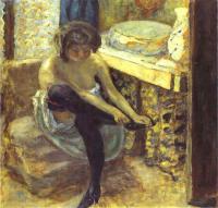 Pierre Bonnard - Woman in Black Stockings